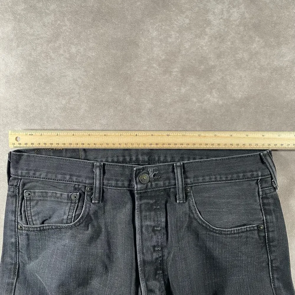 Levi’s 501 Button Fly Black Pants Straight Leg Men’s 32x30